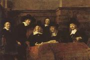 REMBRANDT Harmenszoon van Rijn The Syndics of the Amsterdam Clothmakers'Guild (mk08) china oil painting artist